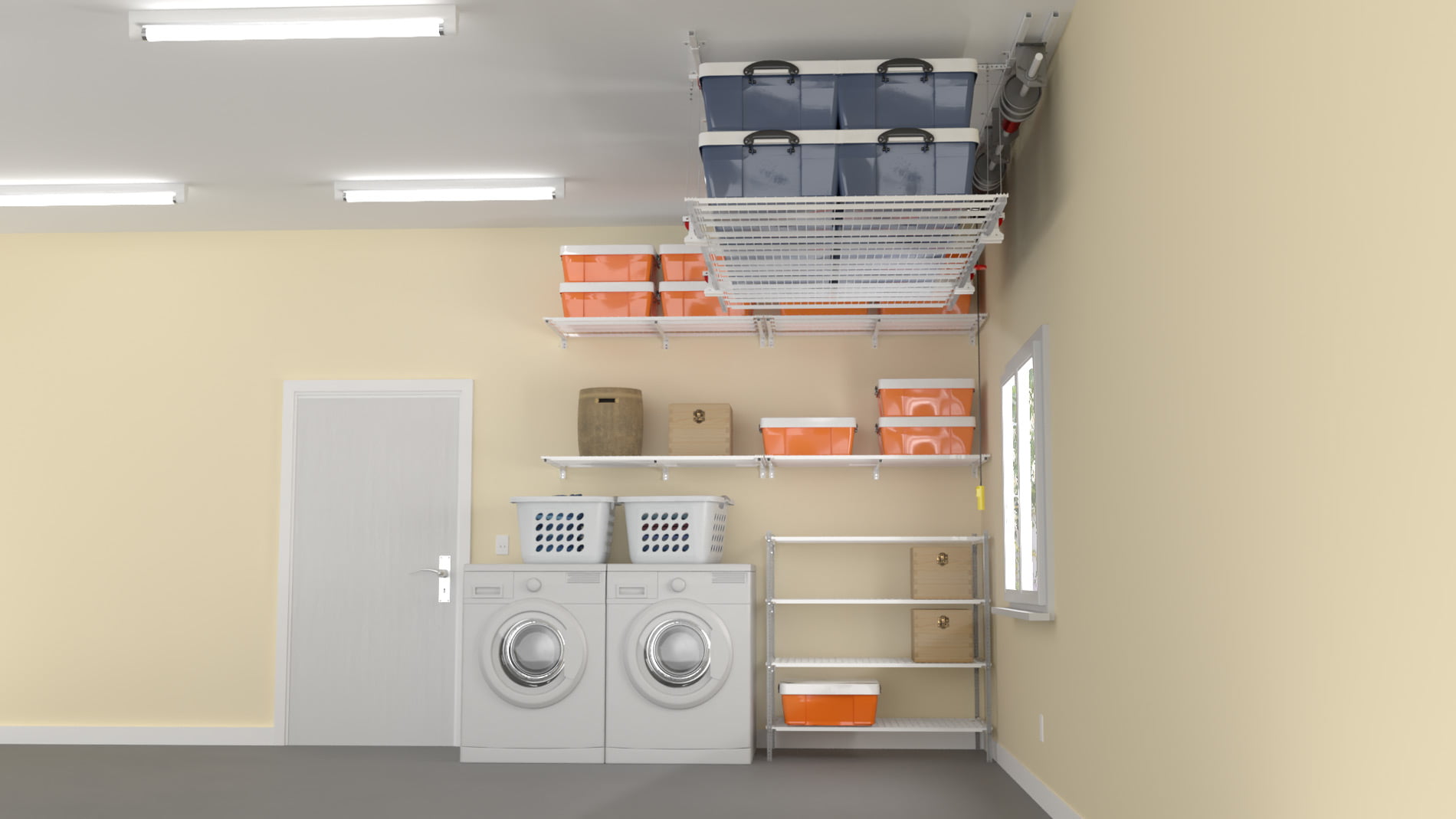 Motorized Ceiling Storage