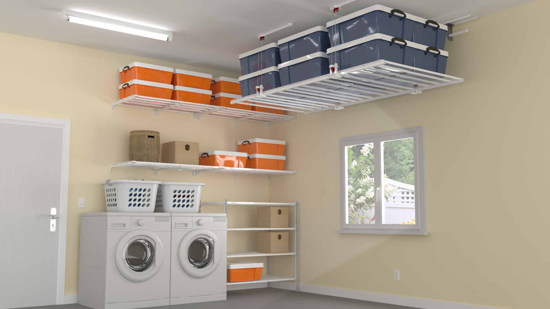 Motorized Ceiling Storage