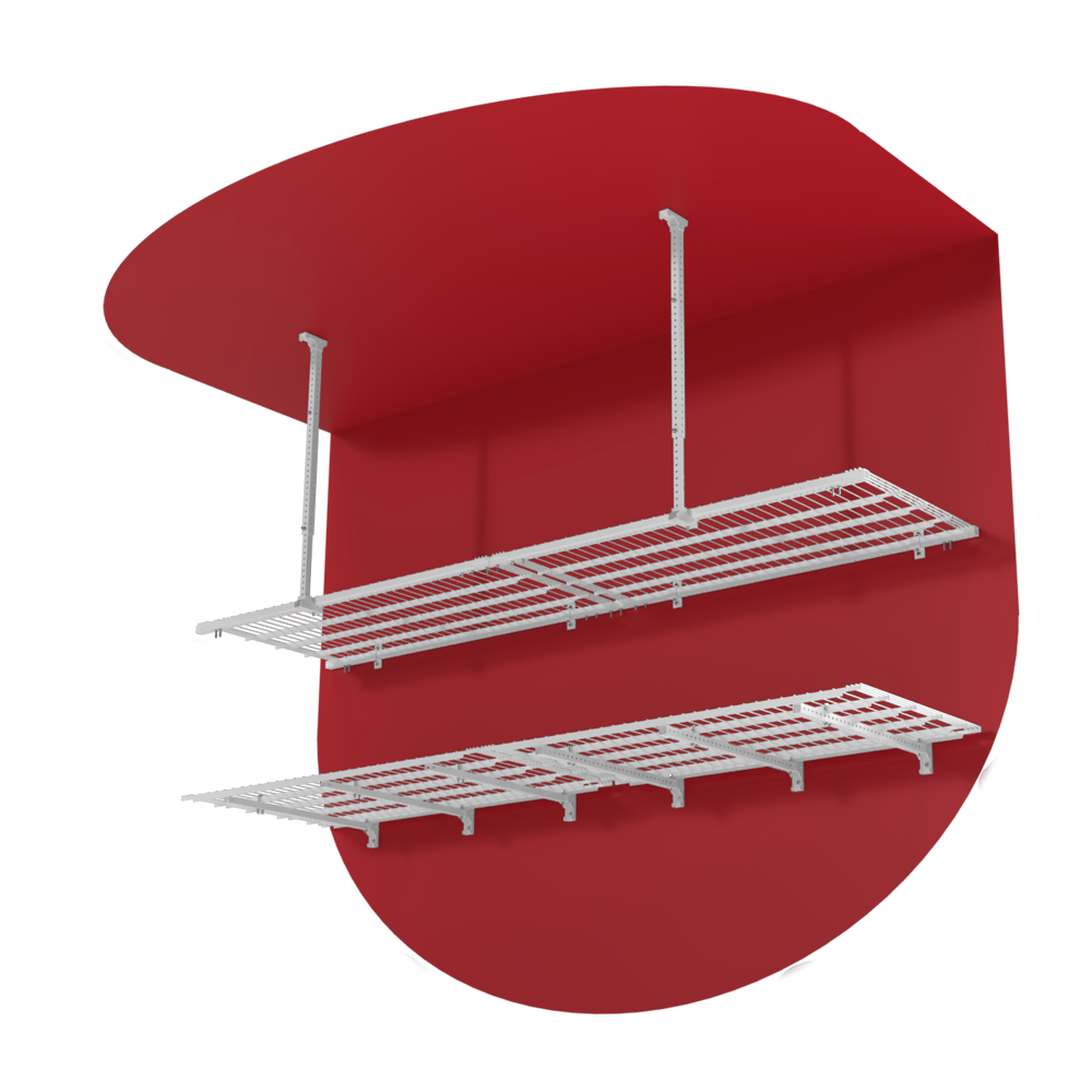 Universal-Storage-System-Standard-Series-2×8-ceiling-wall-mount-and-shelves