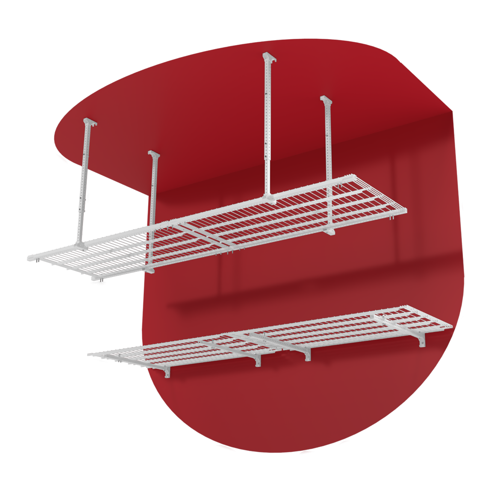 Universal-Storage-System-Standard-Series-2×8-ceiling-wall-shelves